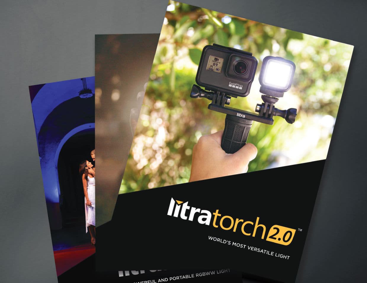Litratorch 2.0 packaging and print