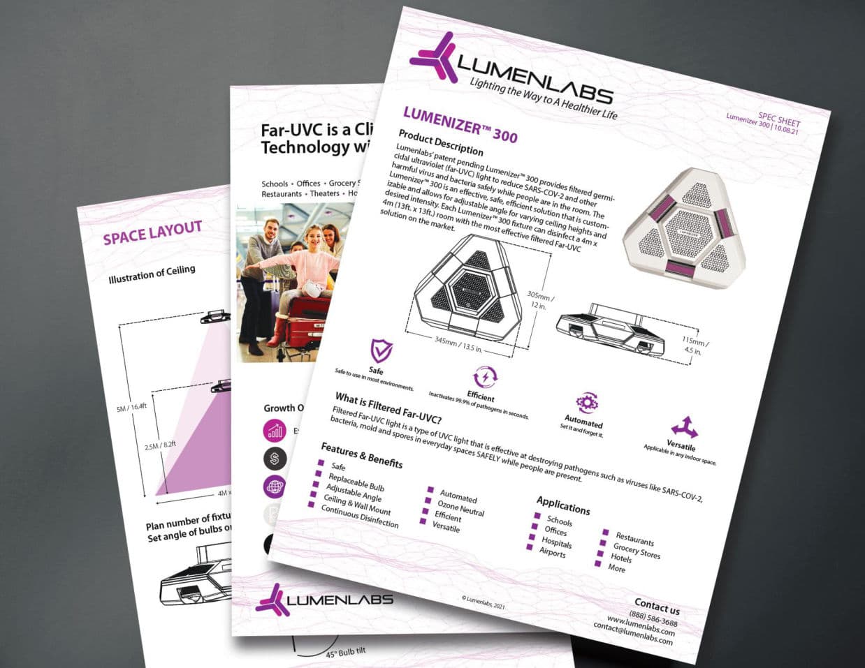 Lumenlabs spec sheets