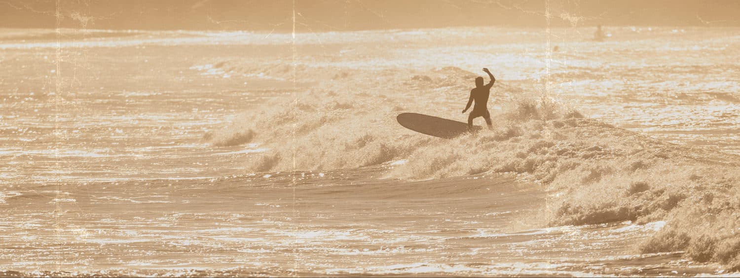 Surftech board on the water